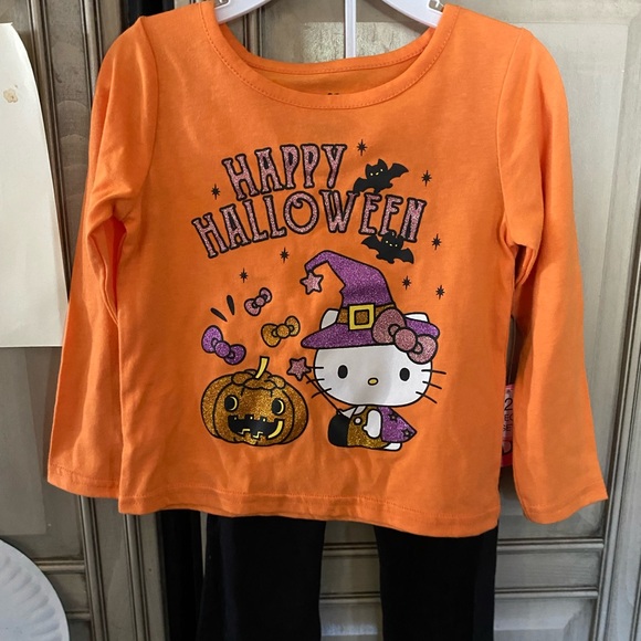 Hello Kitty Halloween 2 piece outfit- Orange - Picture 1 of 5